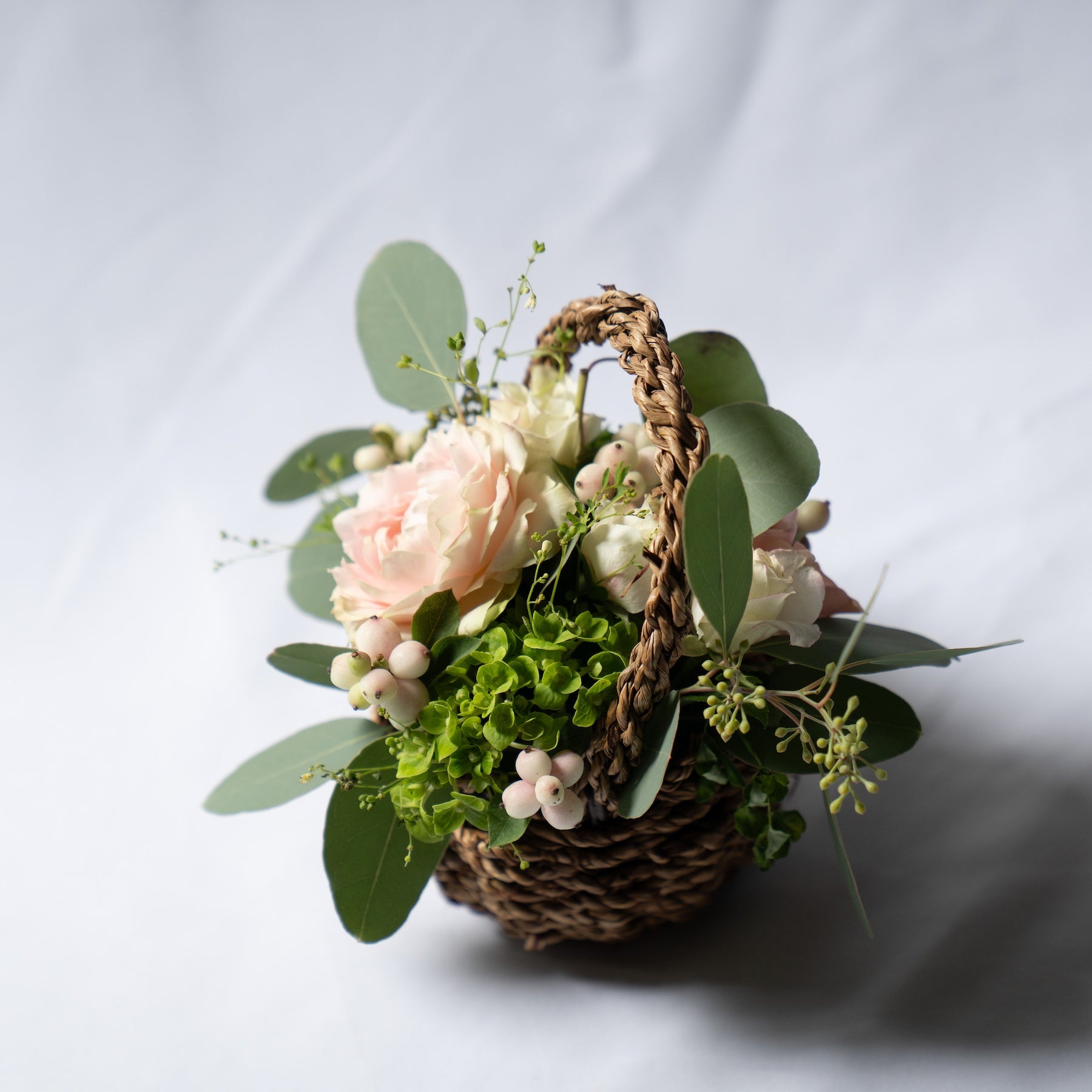 Basketフラワーアレンジメント mini