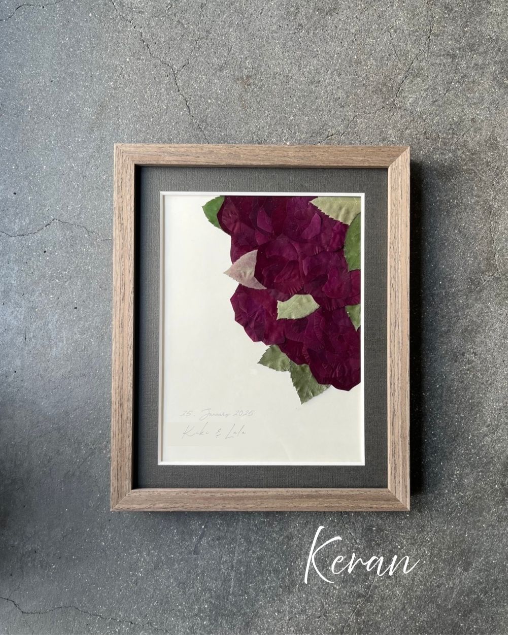 《赤バラ専用》アフターブーケ -17種類の額縁からお選びいただけます-