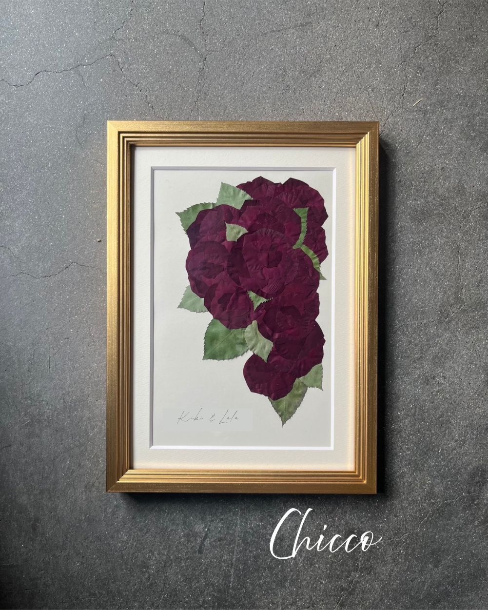 《赤バラ専用》アフターブーケ -17種類の額縁からお選びいただけます-