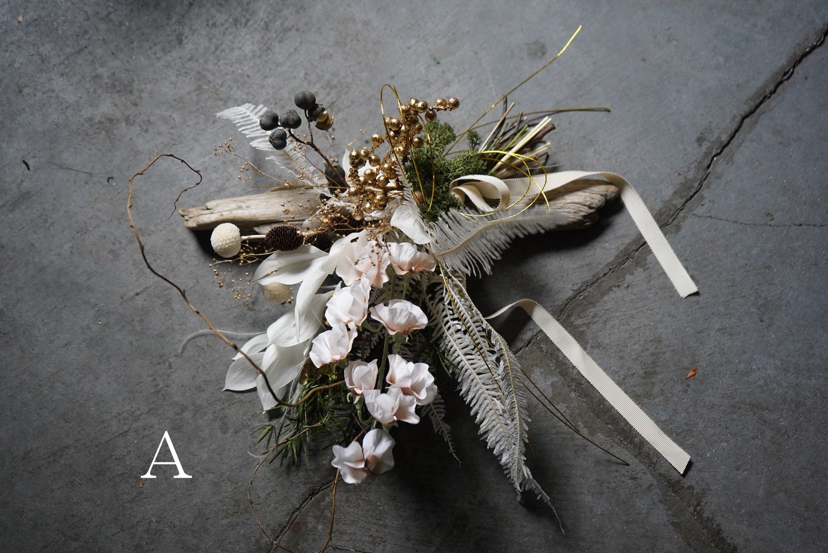 流木のクリスマススワッグ 《2種類からお選びいただけます》