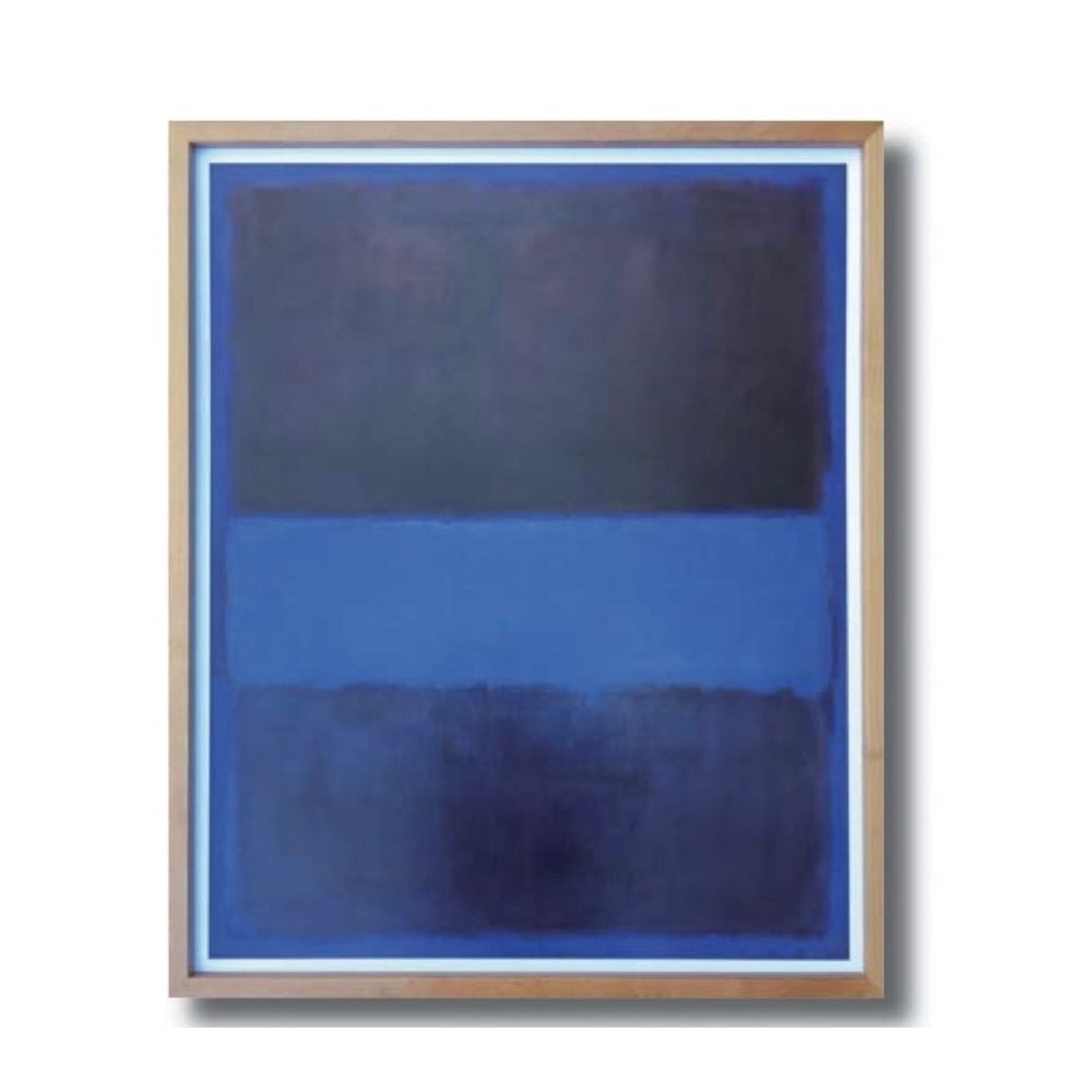 マーク・ロスコ「No.61 Rust and Blue, 1953」額付きポスター