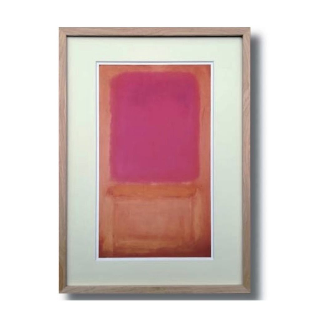 マーク・ロスコ「Violet Center, 1955」額付きポスター