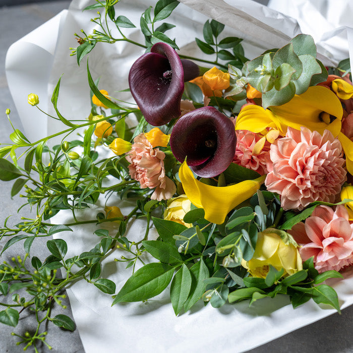 《母の日ギフト・入学・卒業・転職退職用・プロポーズにおすすめ》フラワーブーケ L-size