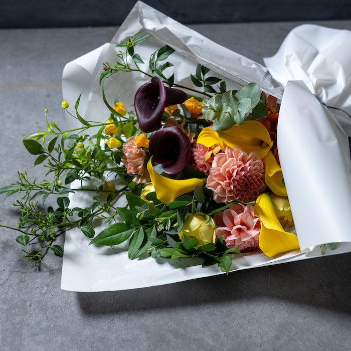 【入学・卒業・転職退職用・プロポーズにおすすめ】フラワーブーケ L-size