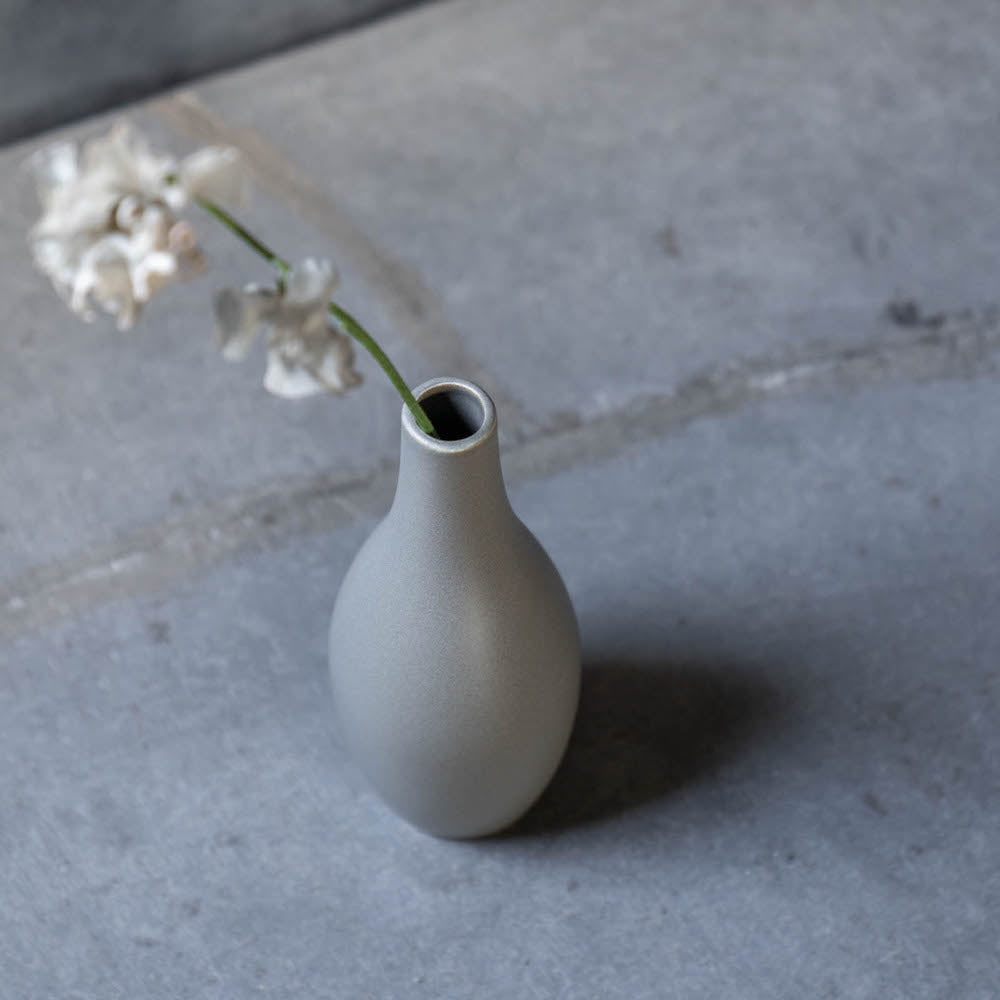 かもしか道具店 フラワーベース L-size〈グレー〉