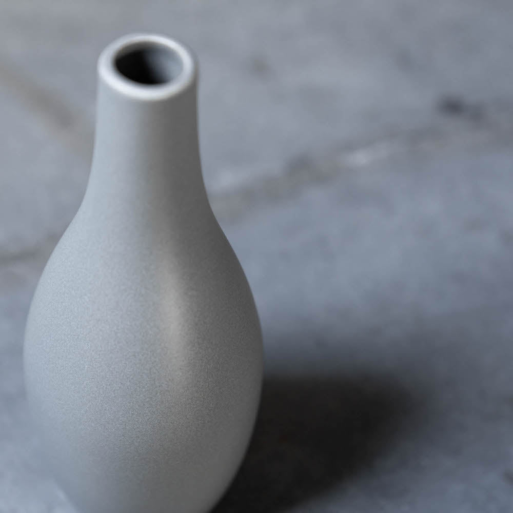 かもしか道具店 フラワーベース L-size〈グレー〉