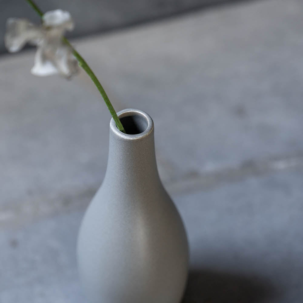 かもしか道具店 フラワーベース L-size〈グレー〉