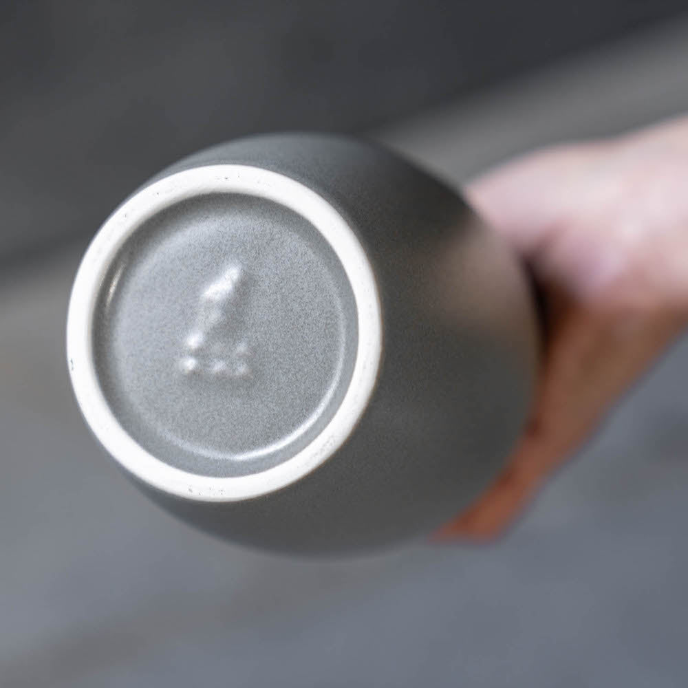 かもしか道具店 フラワーベース L-size〈グレー〉