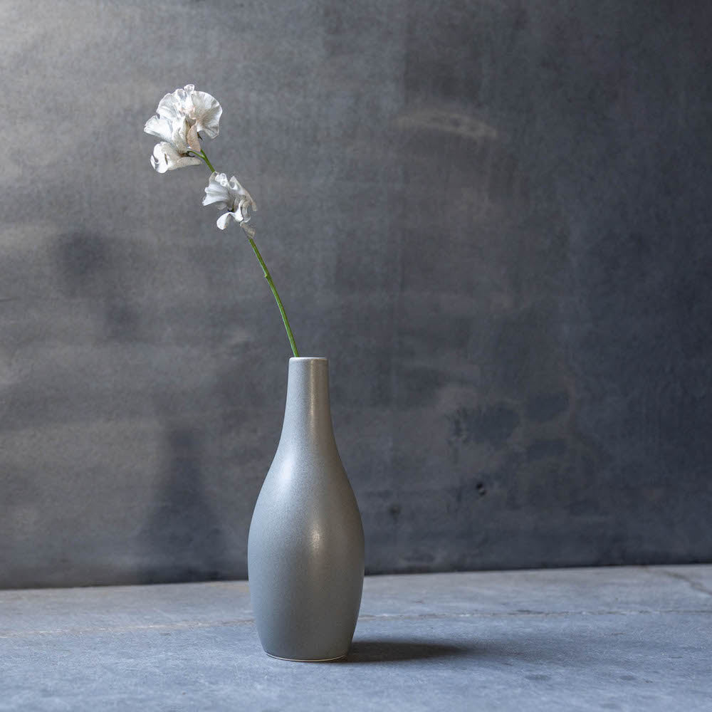かもしか道具店 フラワーベース L-size〈グレー〉