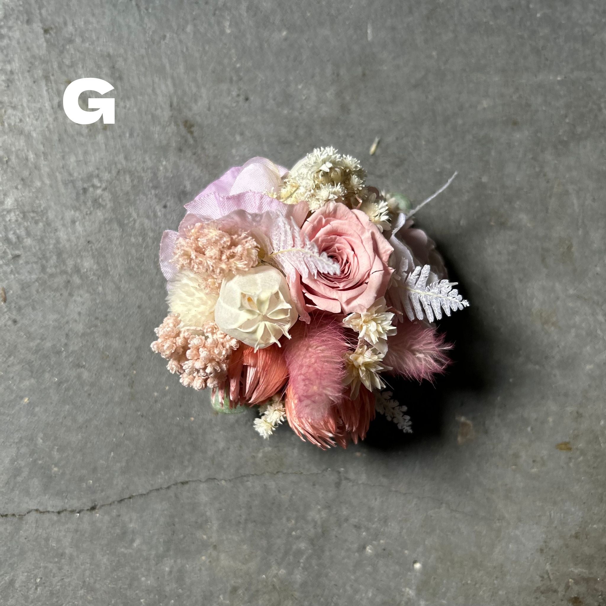 《入学式・卒業式にもおすすめ》プリザーブドフラワーコサージュ