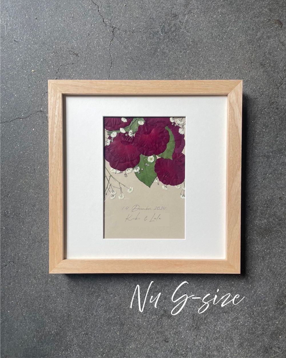 《赤バラ専用》アフターブーケ -17種類の額縁からお選びいただけます-
