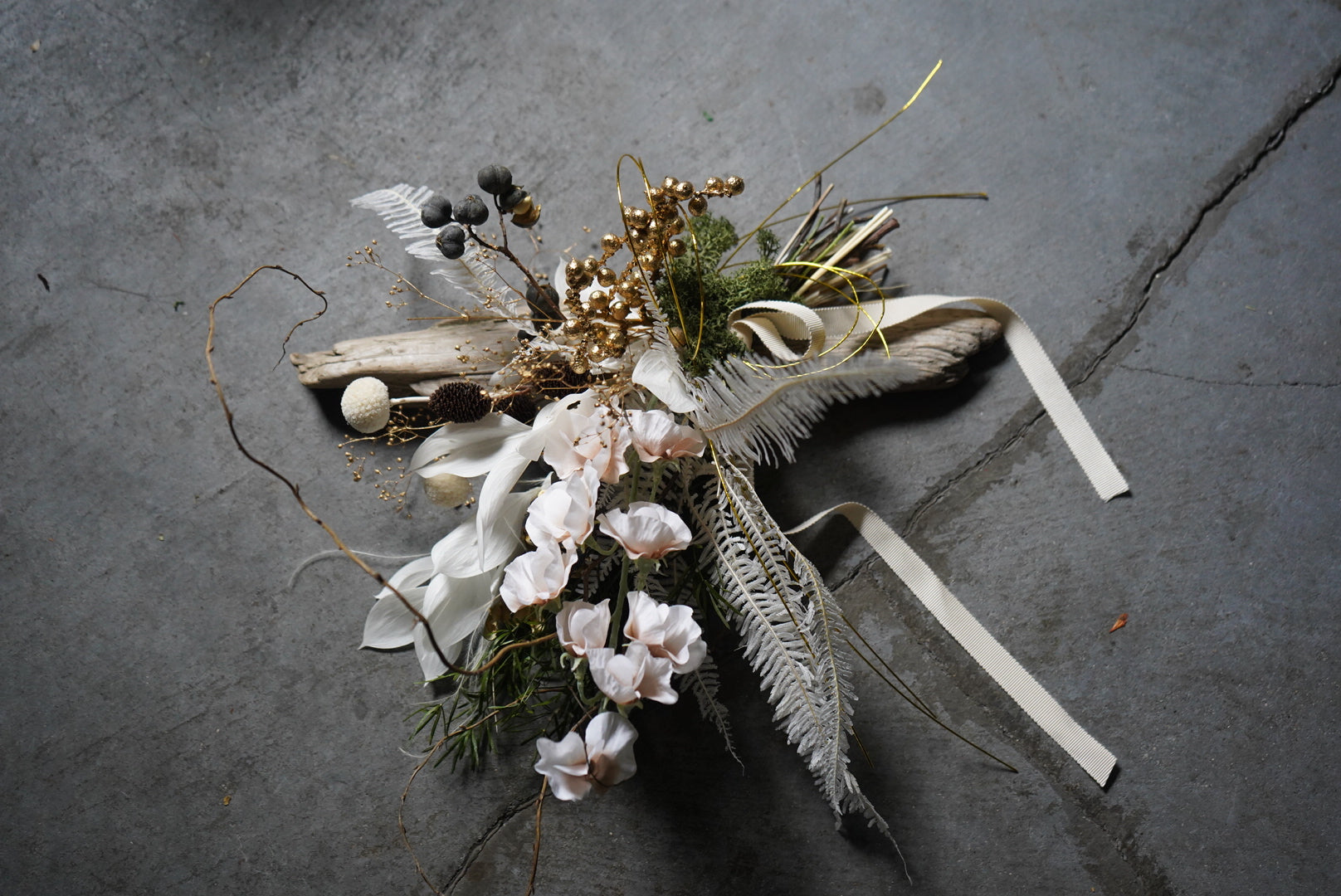 流木のクリスマススワッグ 《2種類からお選びいただけます》