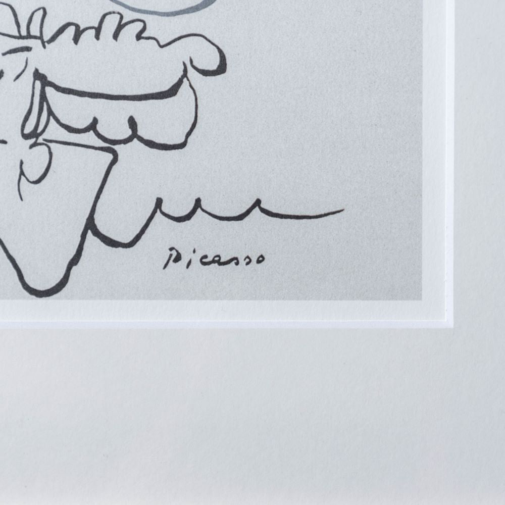 パブロ・ピカソ「武器のない世界へ」額付きポスター