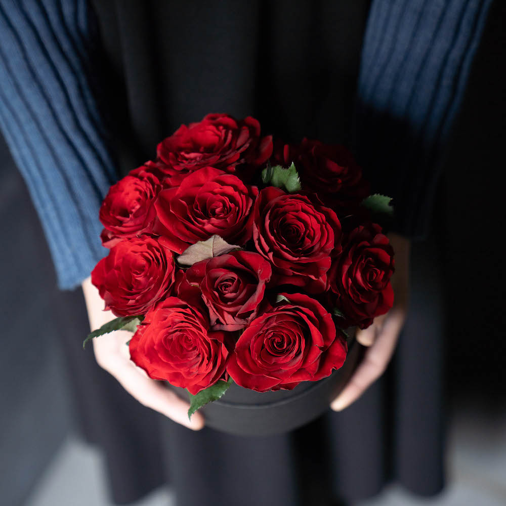 赤バラ プロポーズアレンジメント