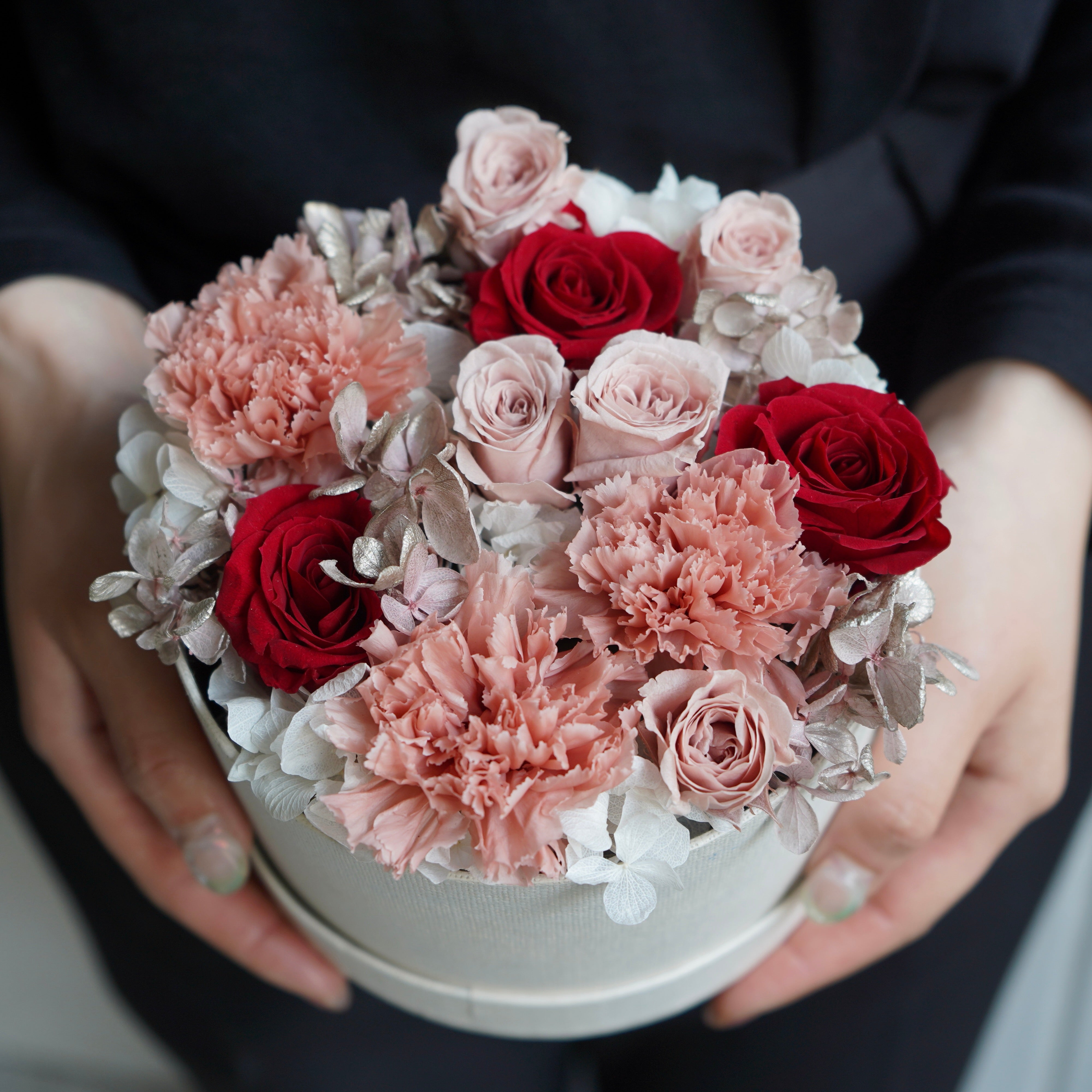 プリザーブドフラワーアレンジメント アースカラー