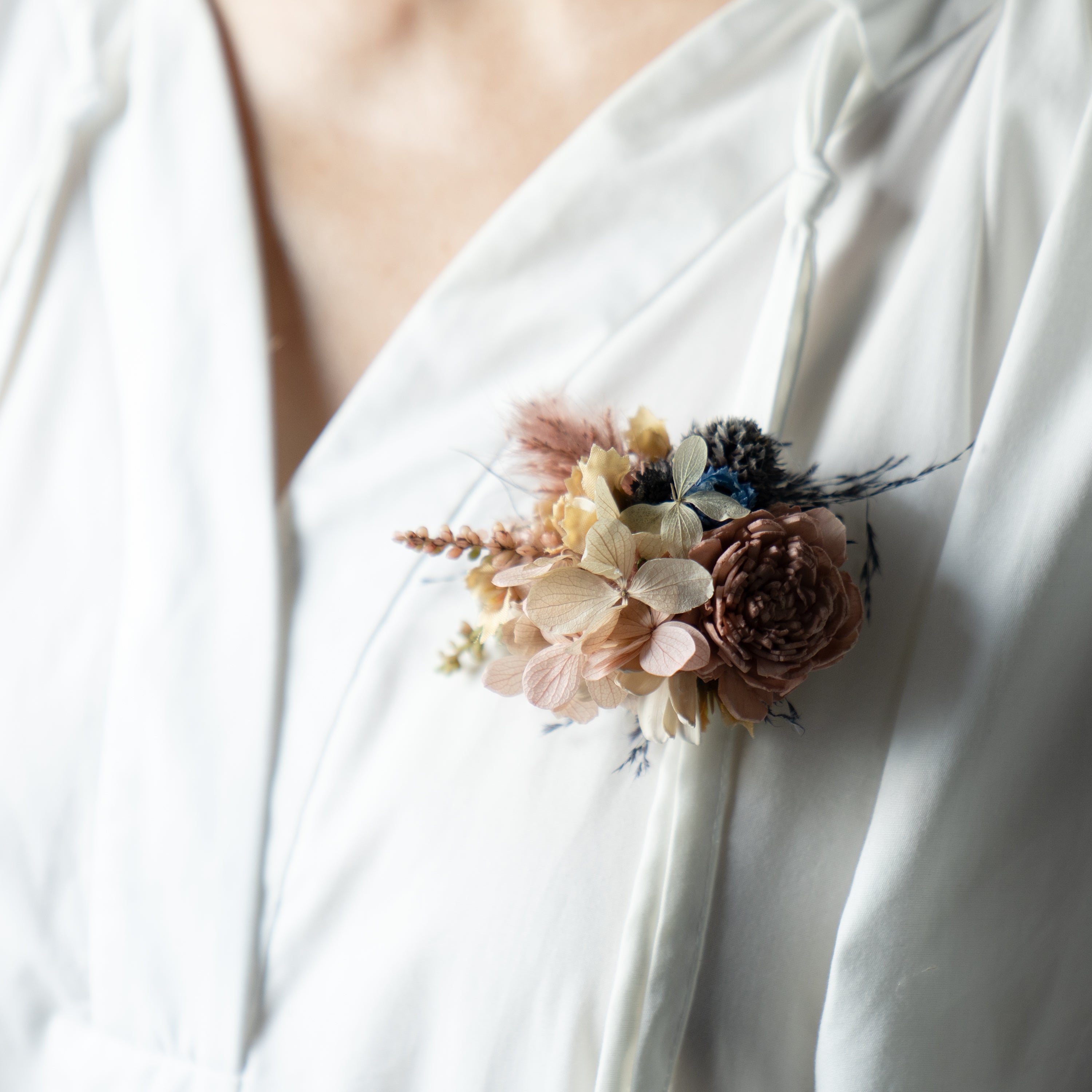 ドライフラワーコサージュ S-size