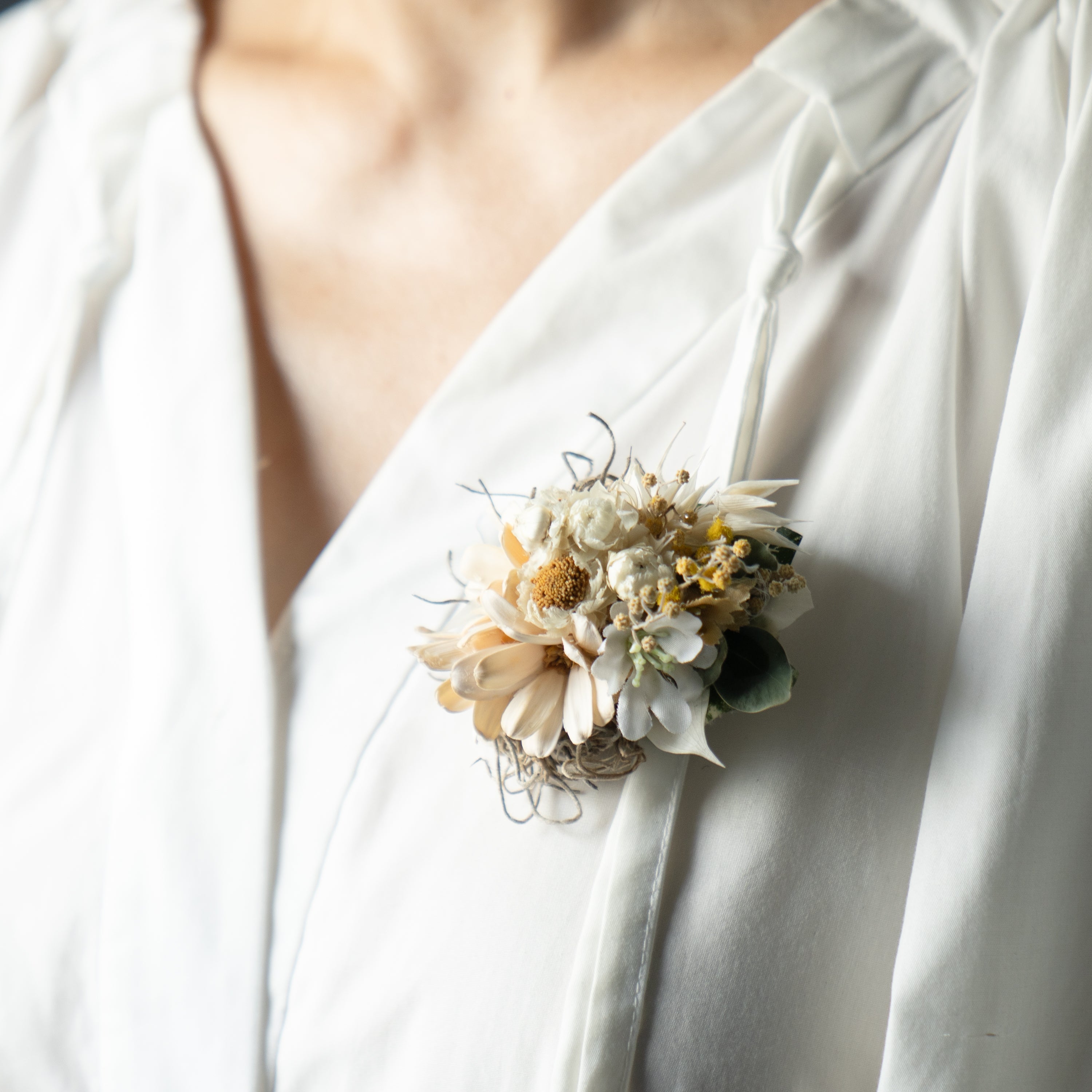 ドライフラワーコサージュ S-size