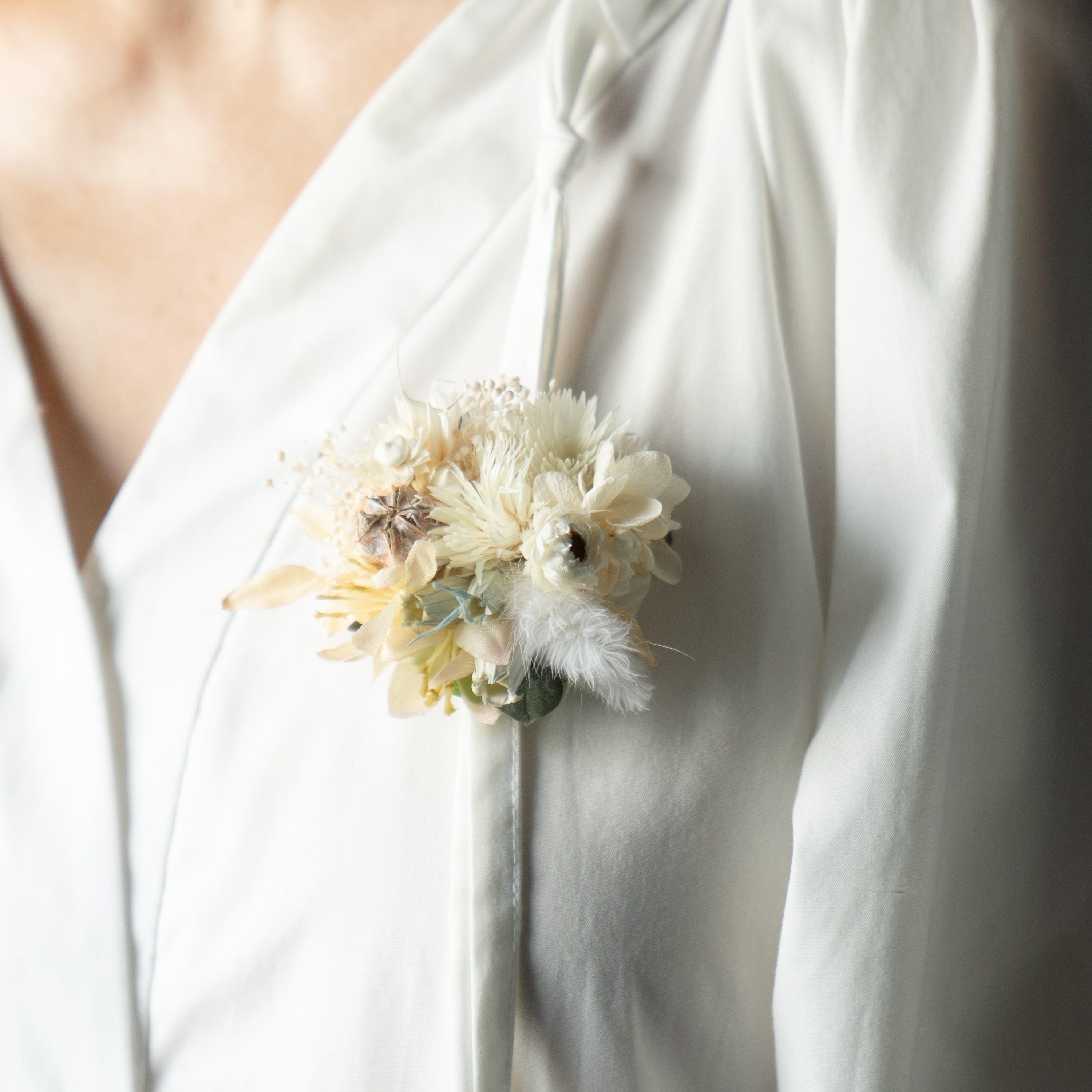 ドライフラワーコサージュ S-size