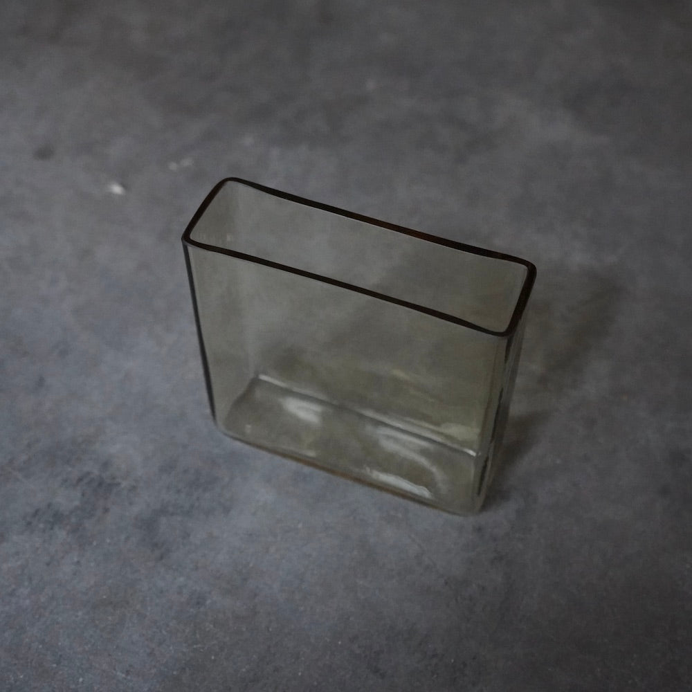 スガハラガラス cube タン L-size