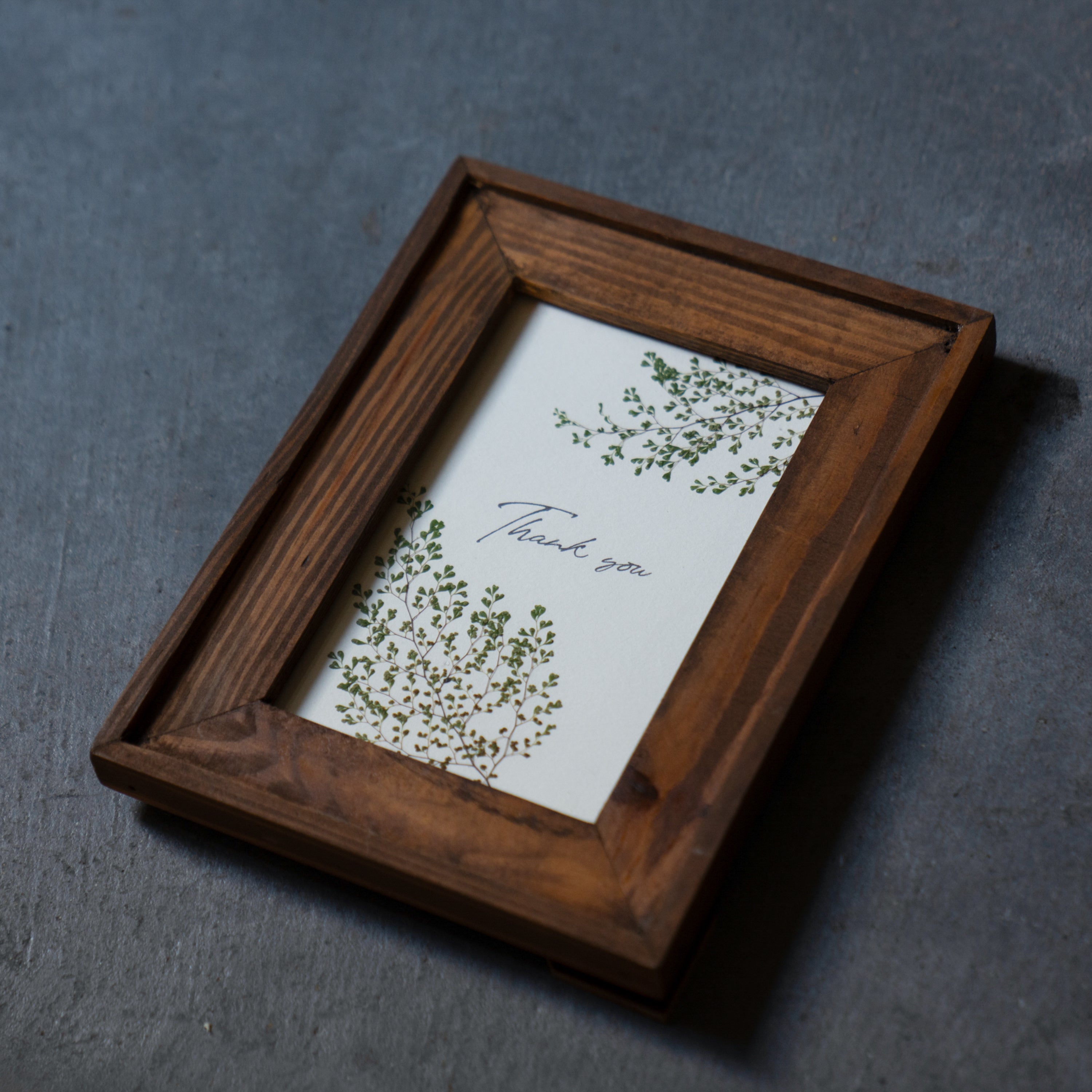 押し花アートフレーム mini「Thank you」