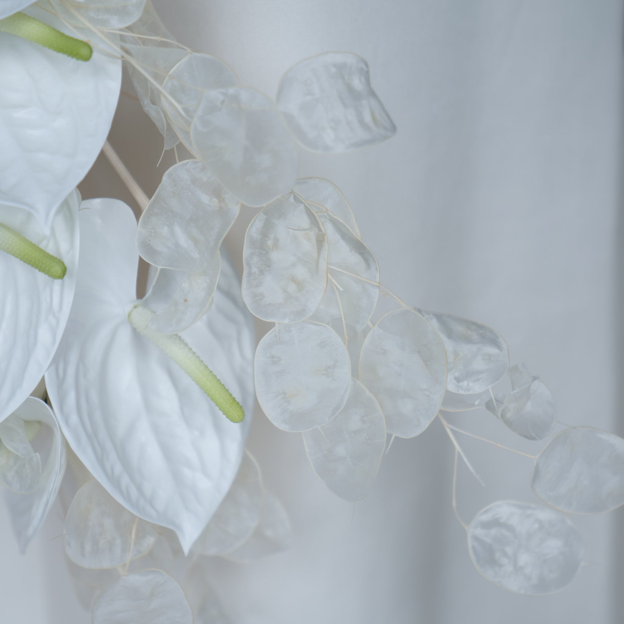 アンスリウムのホワイトブーケ