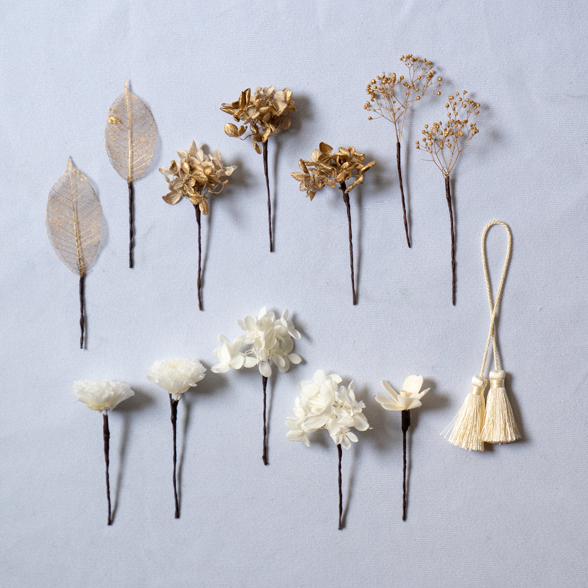 ヘッドフラワーと六角ミラーセット C