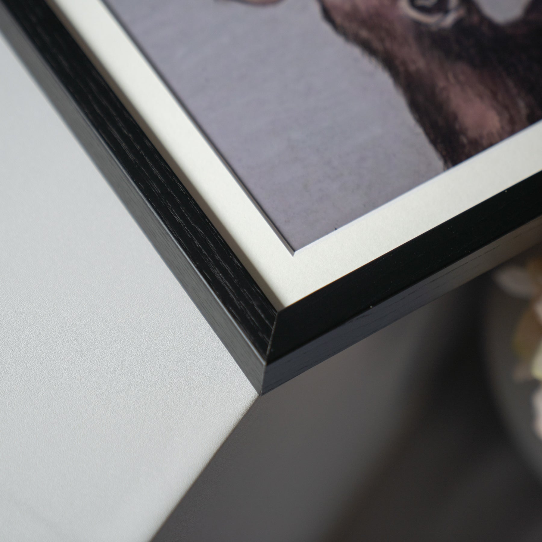 鹿と押し花のアート D〈一点物〉