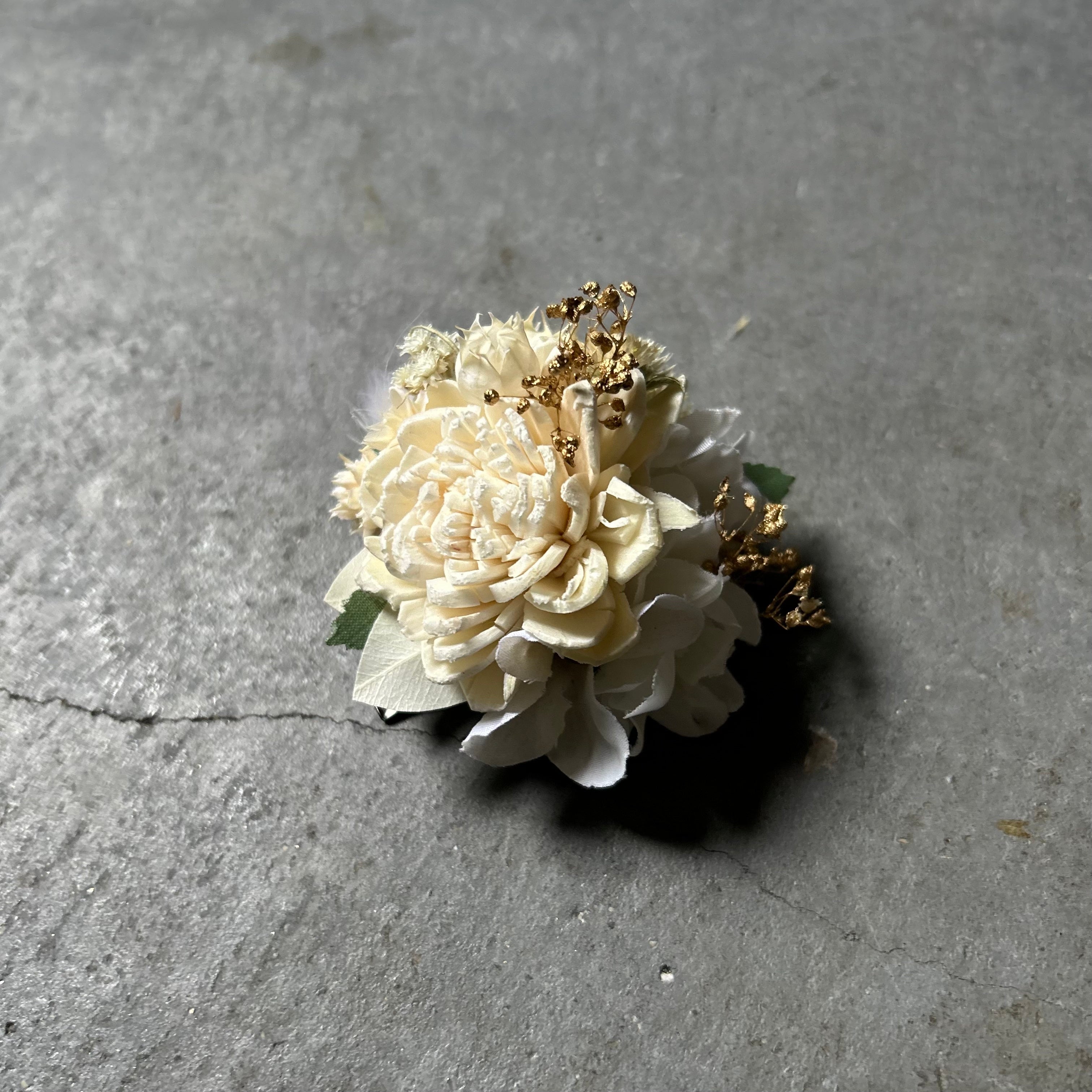 《入学式・卒業式にもおすすめ》プリザーブドフラワーコサージュ