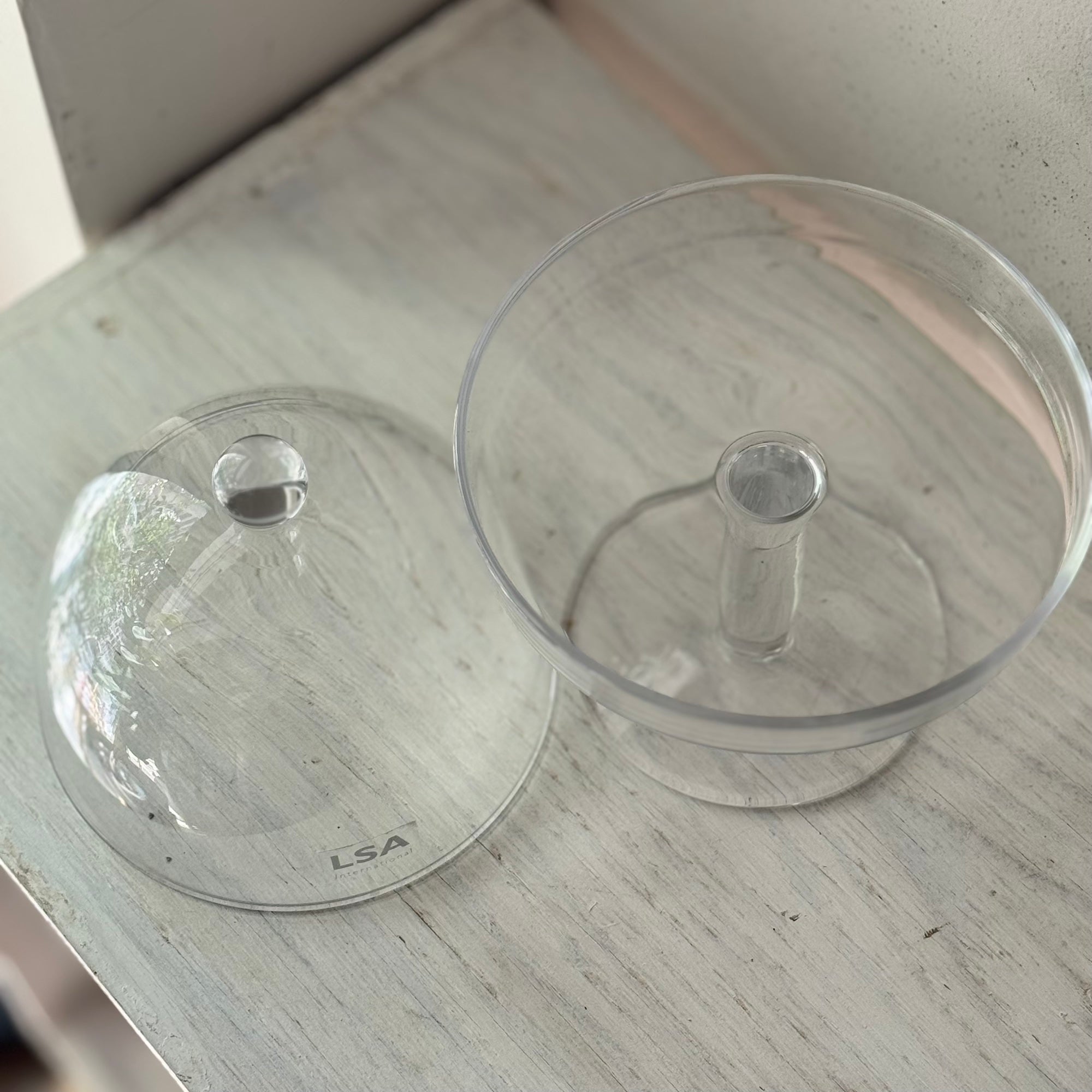 LSA International ガラスケーキスタンド&ドーム