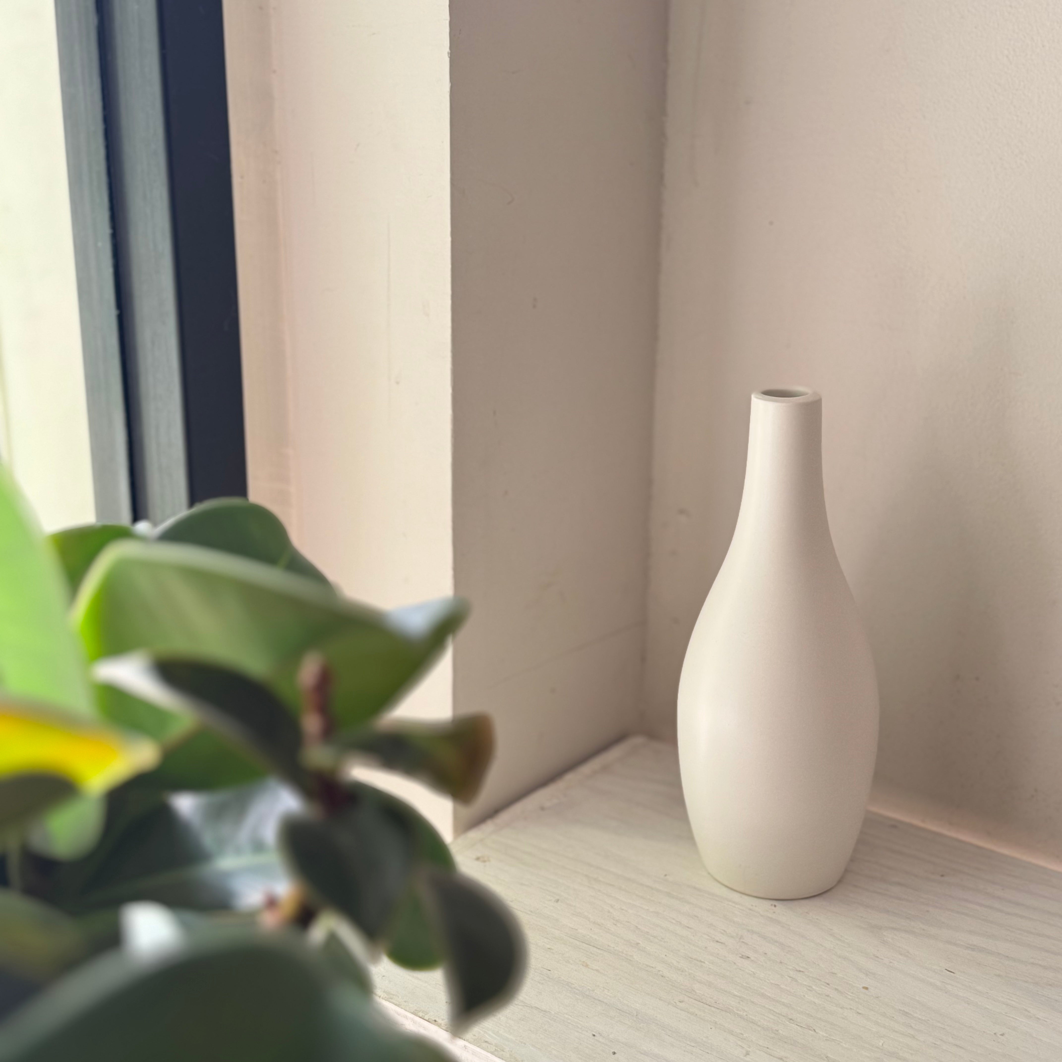 かもしか道具店 フラワーベース L-size〈ホワイト〉