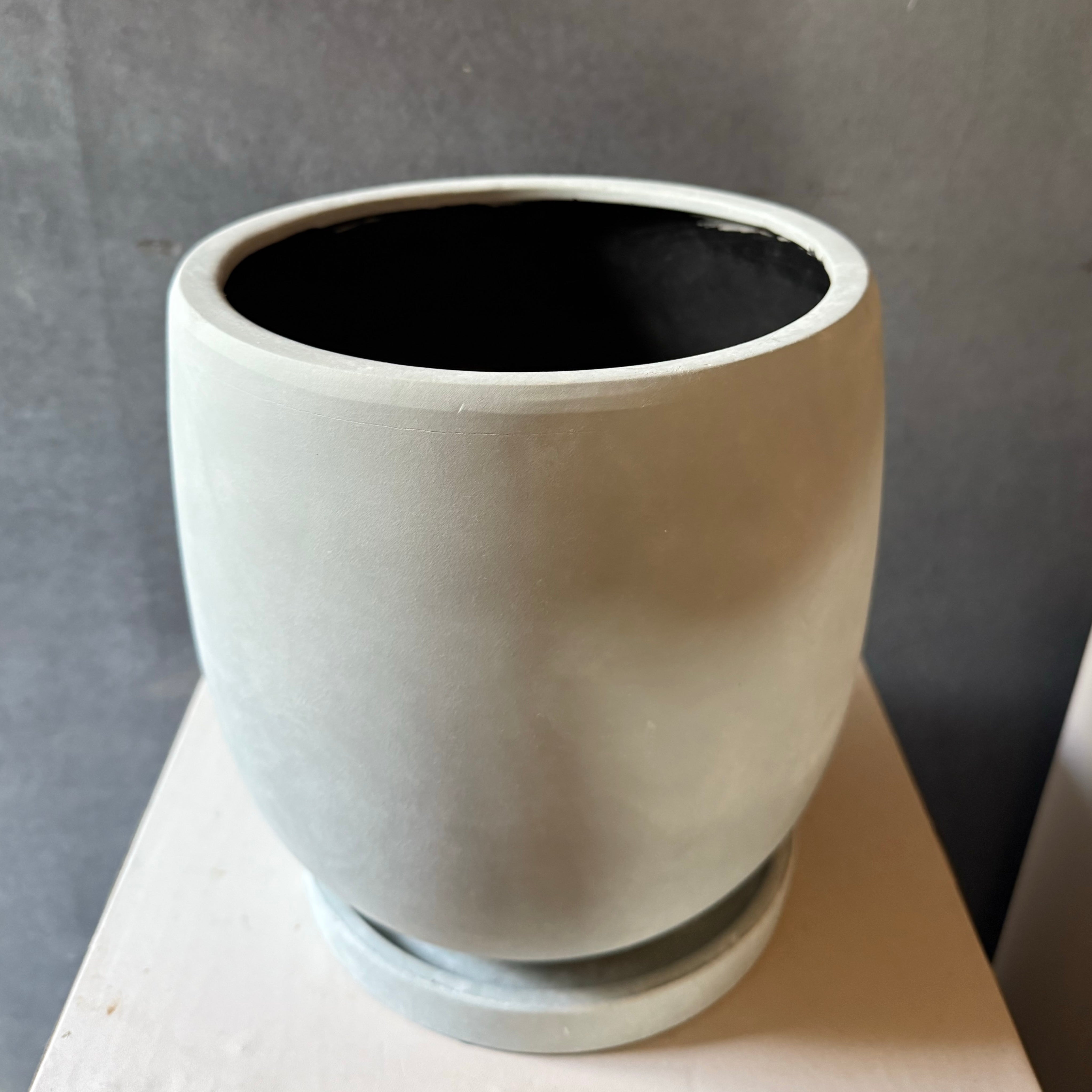 ラウンドポット《グレー/ライトグレーの2色からお選びいただけます》