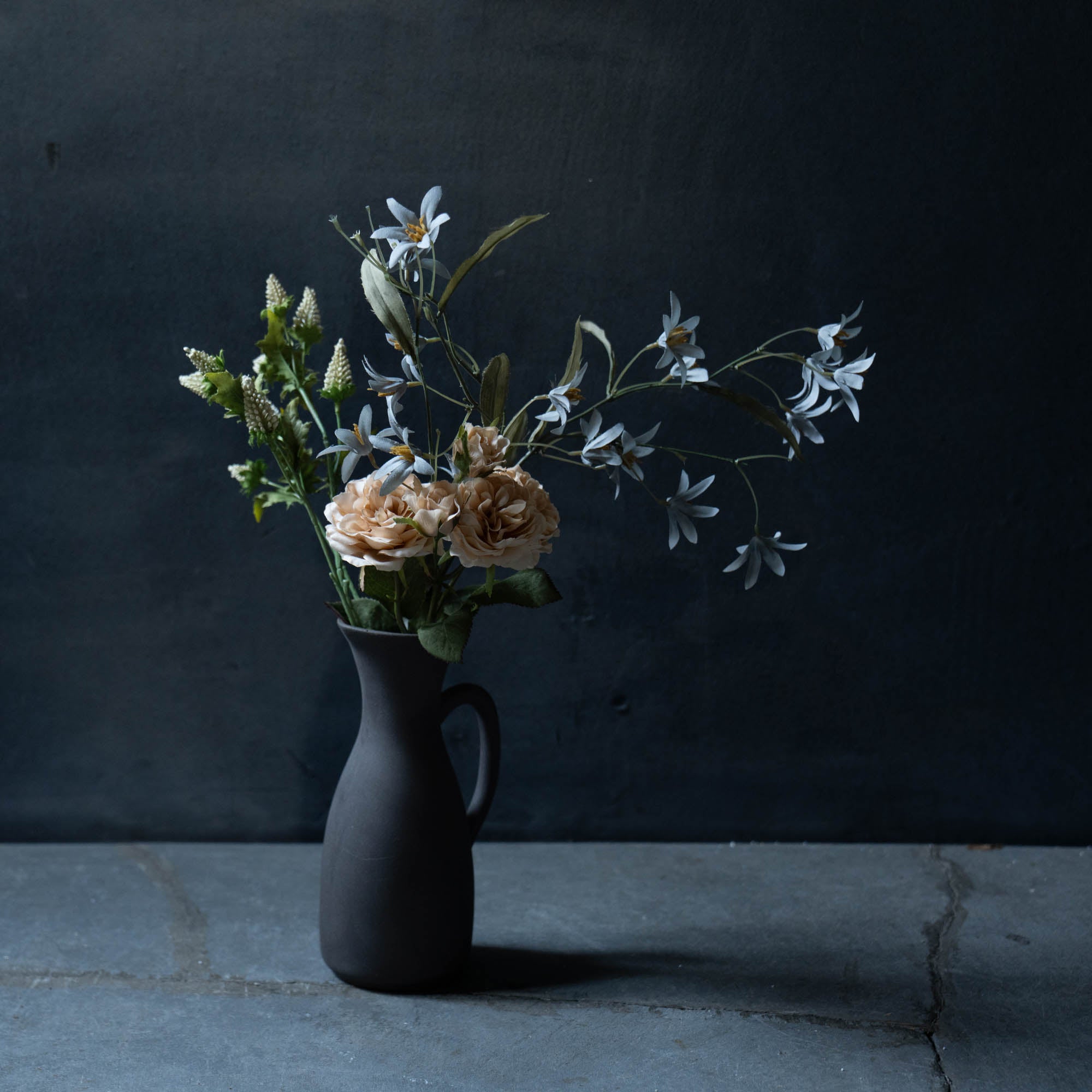 《ホワイトデーにもおすすめ》かもしか道具店 ピッチャーベース × ボタニカルブーケSET