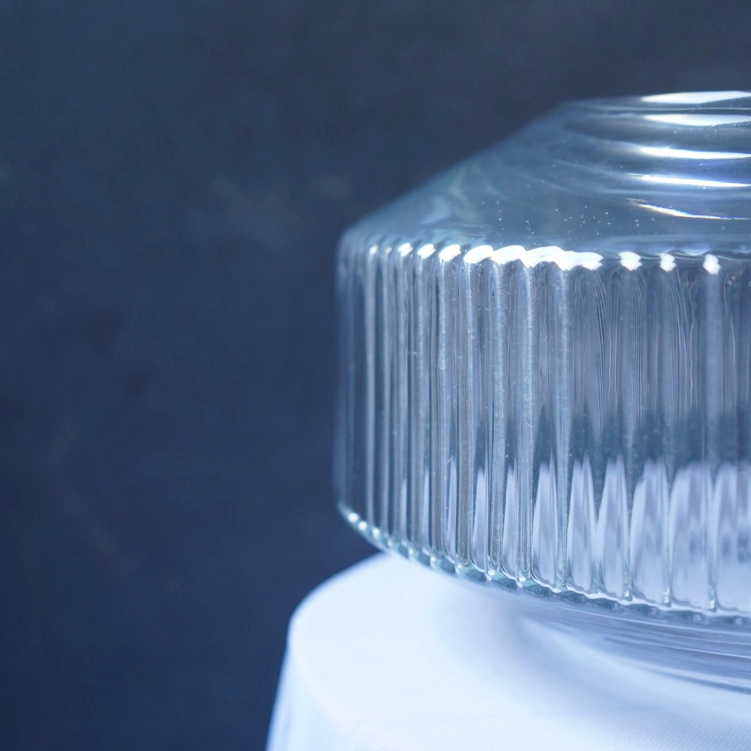 LSA エルエスエー Rotunda Wide Vase ロタンダワイドベース クリア 高さ14cm 展示品/ 花器 花瓶 フラワーベース