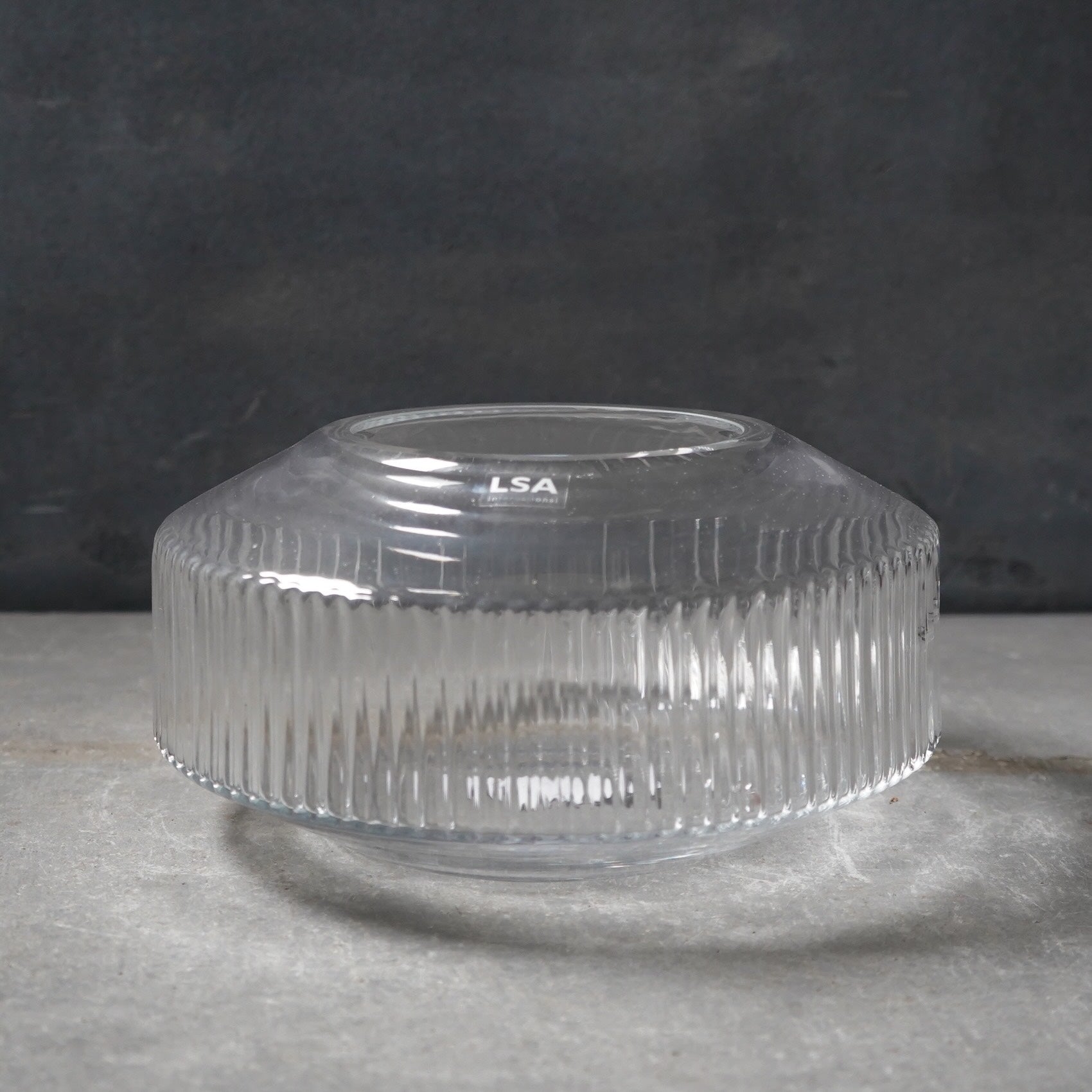 LSA ロタンダワイドベース クリア H14cm