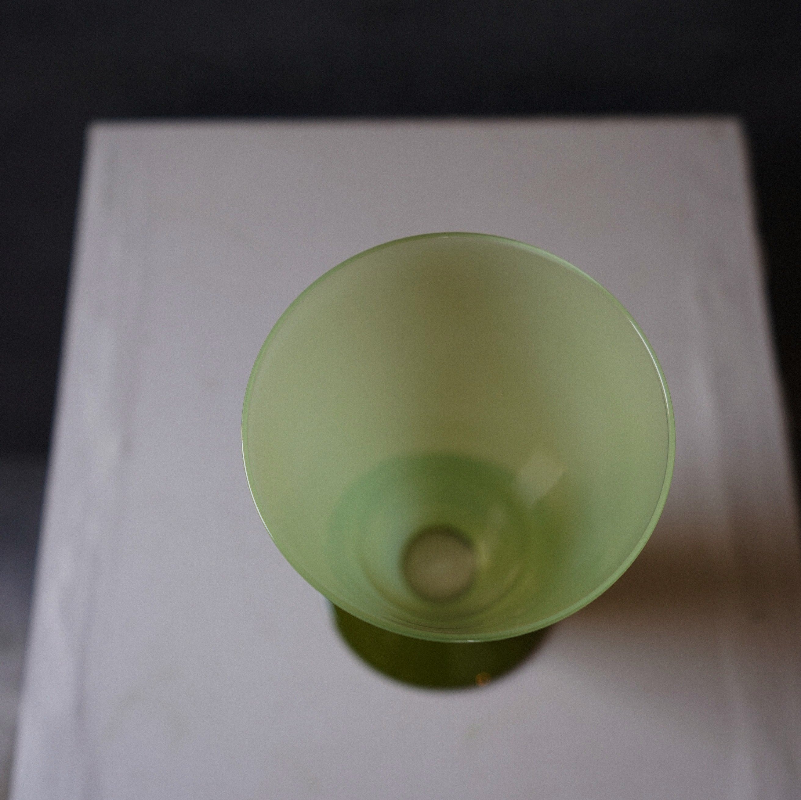 HAY Conial Vase / Small / Light green and dark lime