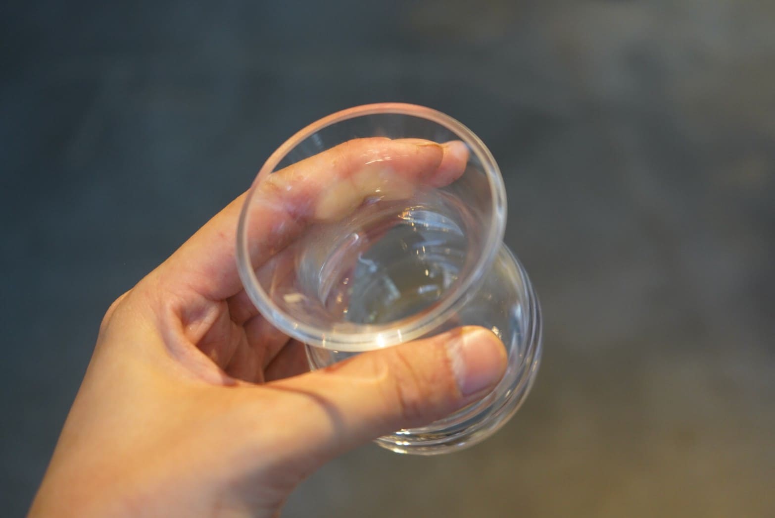 LSA クリアガラスベース 口広