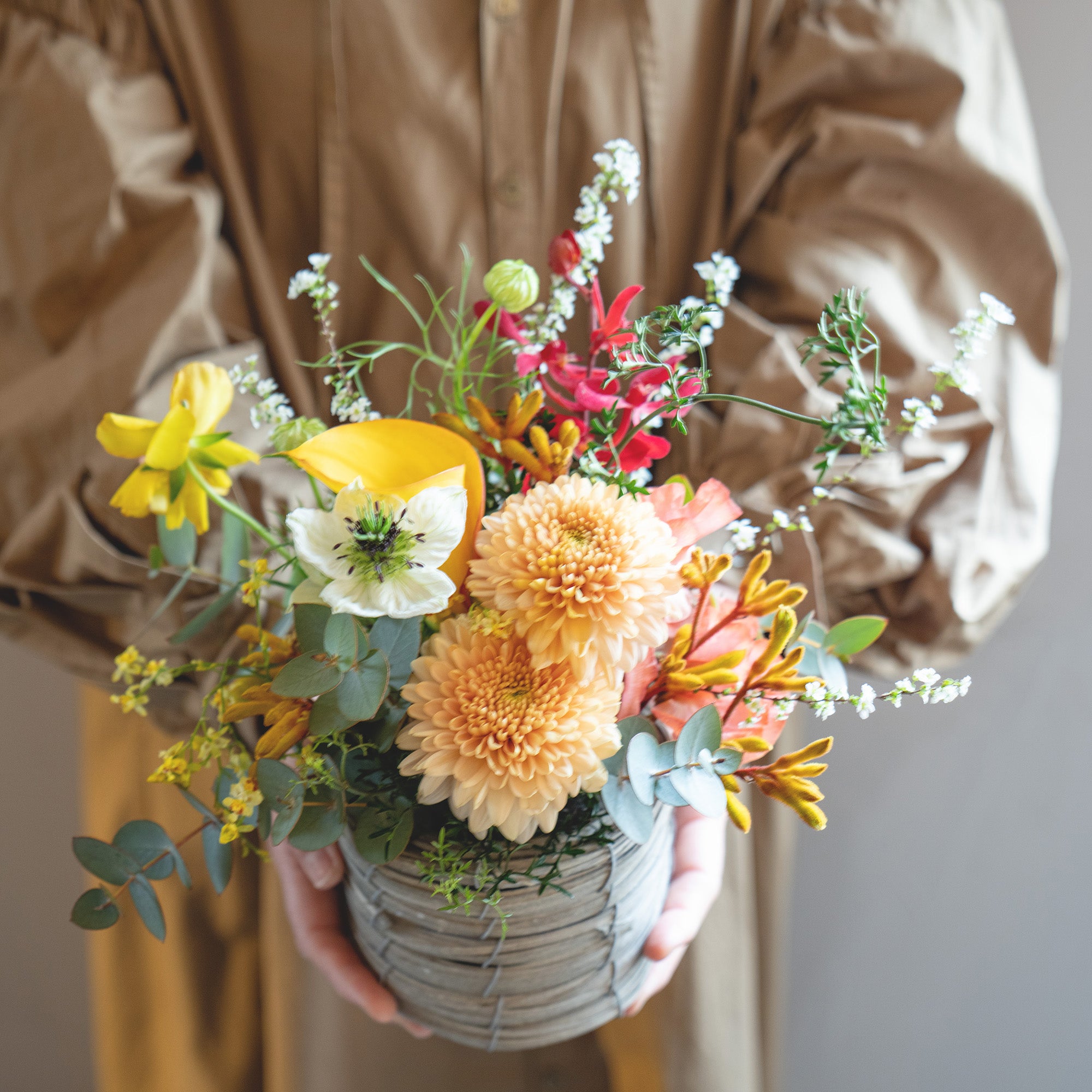 【入学・卒業・転職退職用におすすめ】フラワーアレンジ SS-size