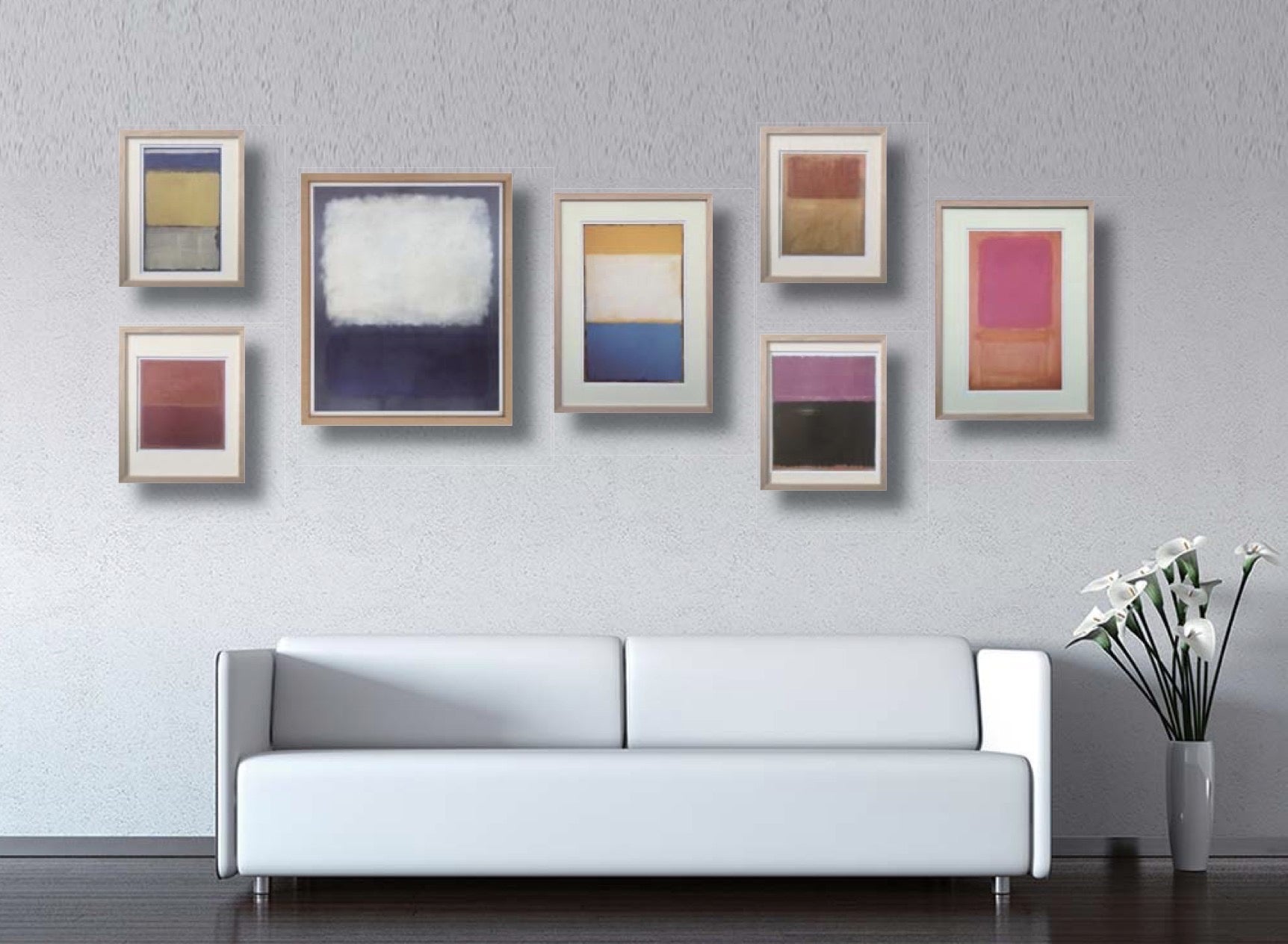 マーク・ロスコ「No.3, 1967」額付きポスター