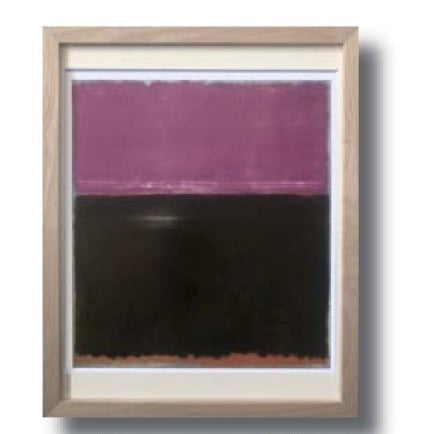 マーク・ロスコ「Untitled, 1953」額付きポスター