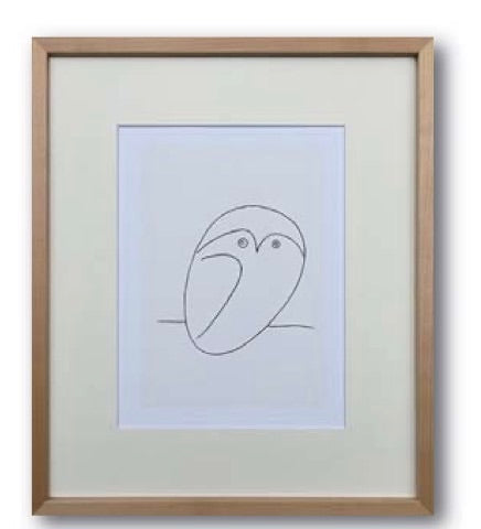 パブロ・ピカソ 「Le hibou」 額付きポスター
