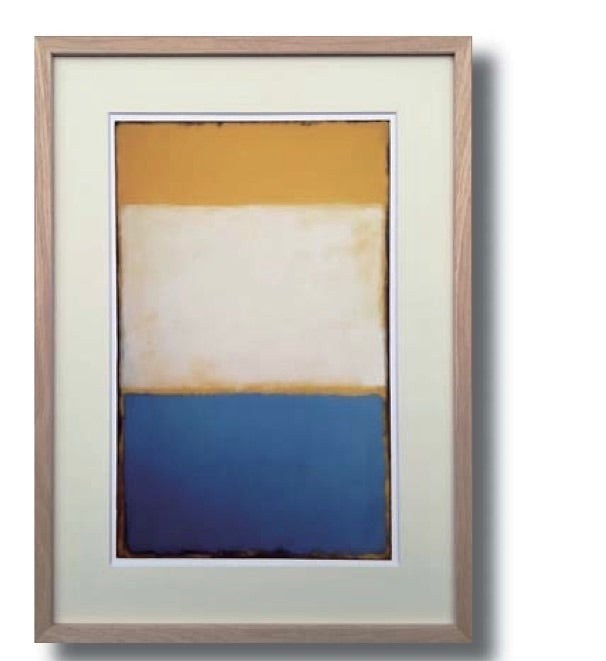 マーク・ロスコ「Yellow, White, Blue Over Yellow on Gray,1954」額