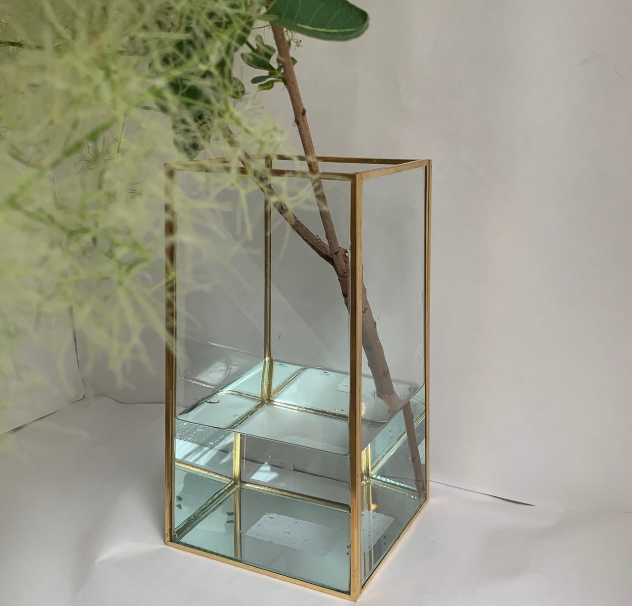 フラワーベース ゴールドフレーム