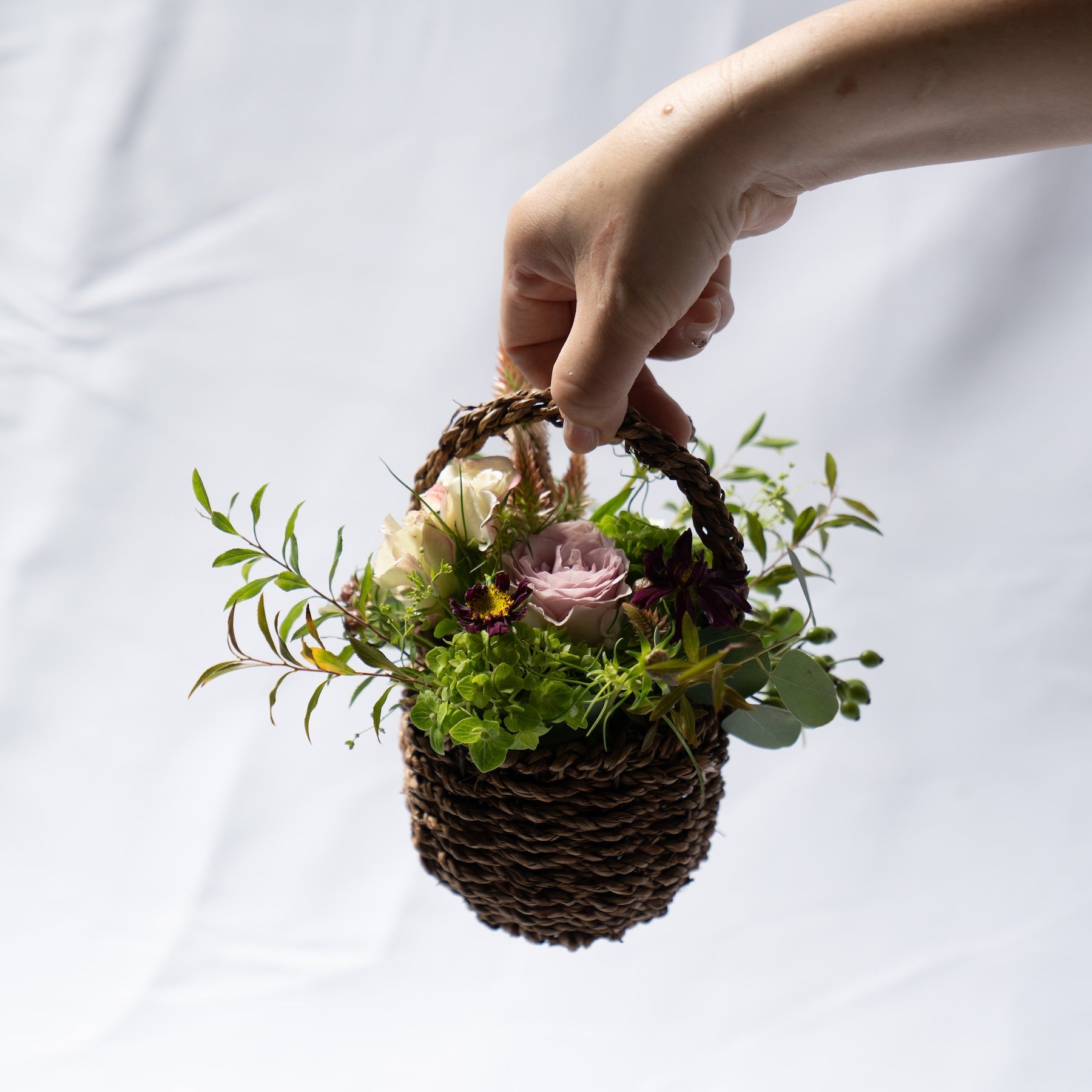 Basketフラワーアレンジメント mini