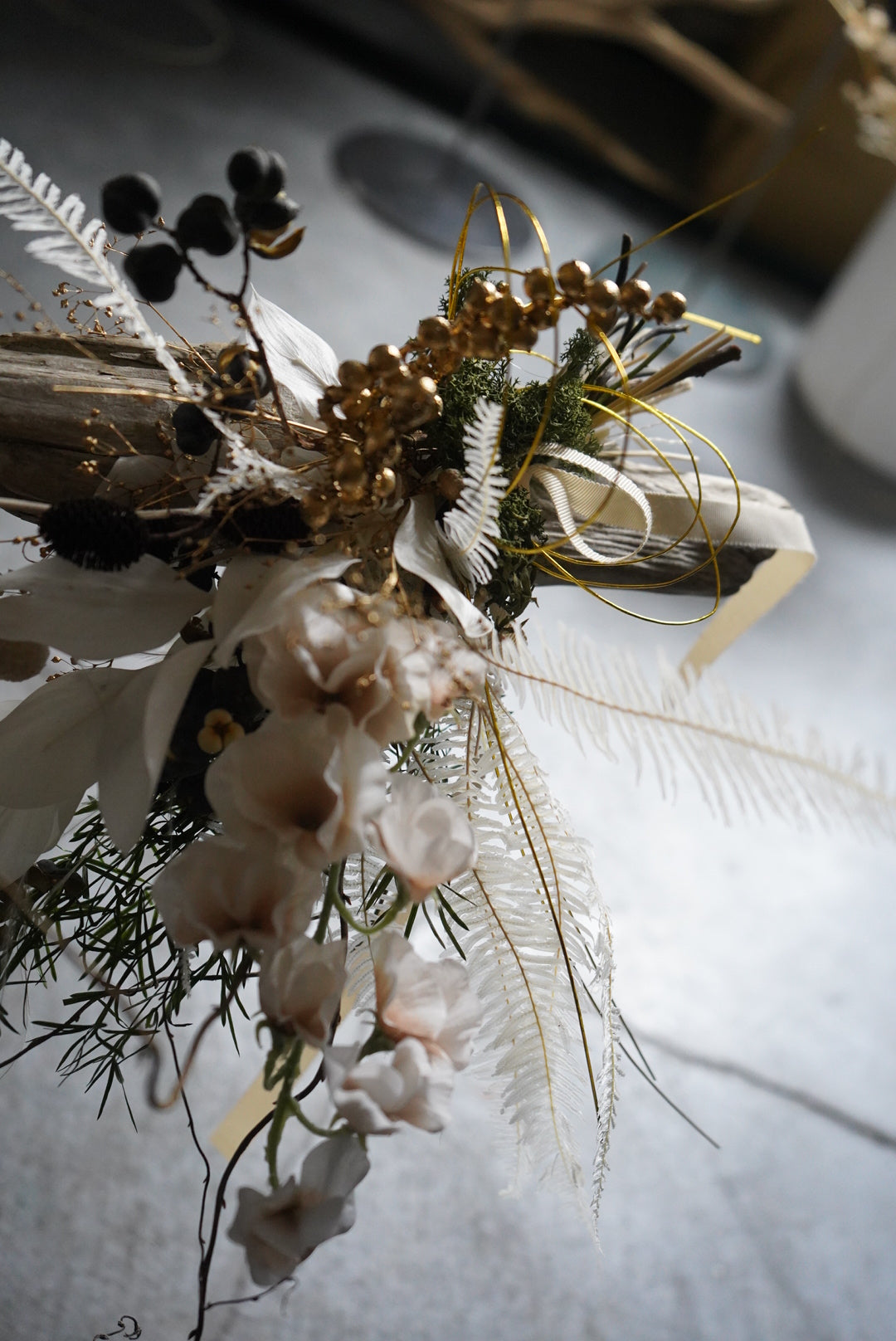 流木のクリスマススワッグ 《2種類からお選びいただけます》