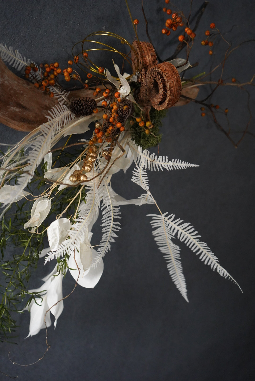 流木のクリスマススワッグ 《2種類からお選びいただけます》