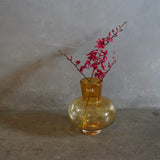 DutZ Collection　VASE MODEST GOLD BUBBLES　フラワーベース 一輪挿し  花瓶 花器 ガラスベース インテリア 花 雑貨 高級 オシャレ おしゃれ プレゼント ギフト お祝い 誕生日 母の日