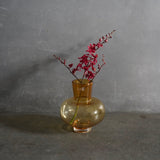 DutZ Collection　VASE MODEST GOLD BUBBLES　フラワーベース 一輪挿し  花瓶 花器 ガラスベース インテリア 花 雑貨 高級 オシャレ おしゃれ プレゼント ギフト お祝い 誕生日 母の日