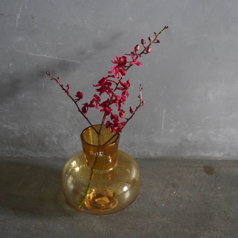 DutZ Collection ガラスベース VASE MODEST GOLD BUBBLES