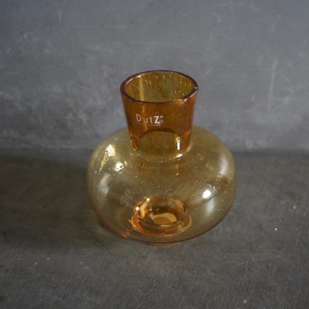 DutZ Collection ガラスベース VASE MODEST GOLD BUBBLES