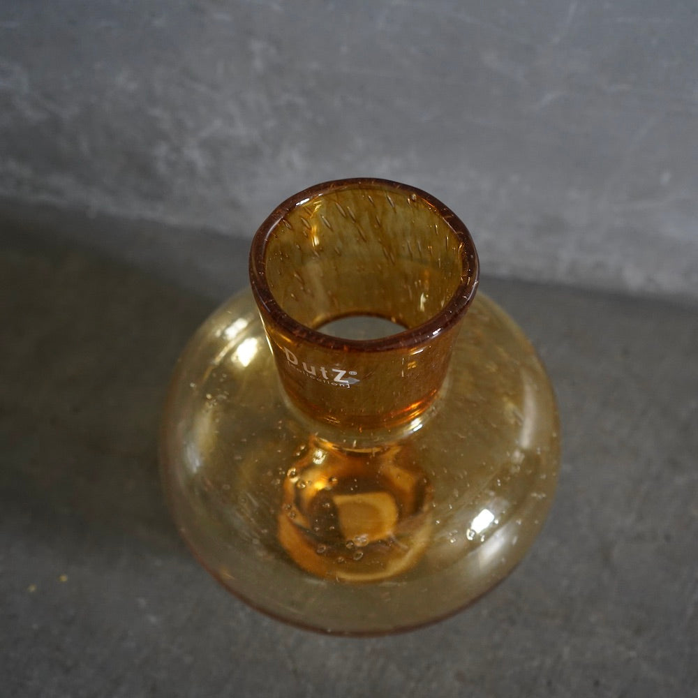 DutZ Collection ガラスベース VASE MODEST GOLD BUBBLES